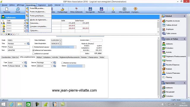 EBP Mon Association 2016 : Ergonomie et navigation