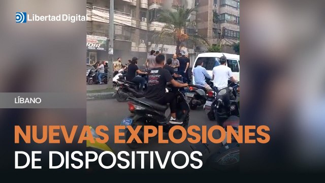 Líbano registra nuevas explosiones de dispositivos de comunicación