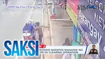 Mekaniko, arestado matapos manapak ng MMDA enforcer sa clearing operation | Saksi