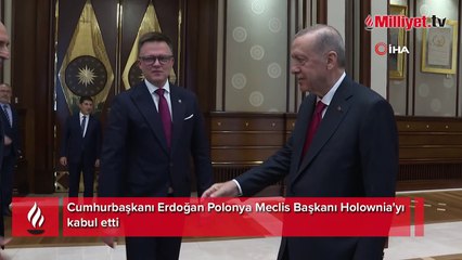 Cumhurbaşkanı Erdoğan, Polonya Meclis Başkanı Holownia'yı Kabul Etti 🇵🇱 - thumbnail