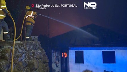 No Comment : Les pompiers luttent contre des centaines d'incendies dans le centre du Portugal