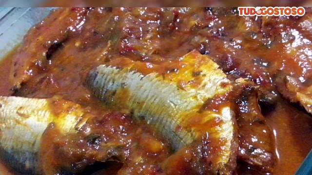 Sardinha na panela de pressão