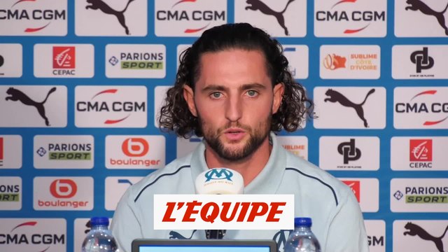 Rabiot : « Je suis très enthousiaste d'être à Marseille » - Foot - L1 - OM