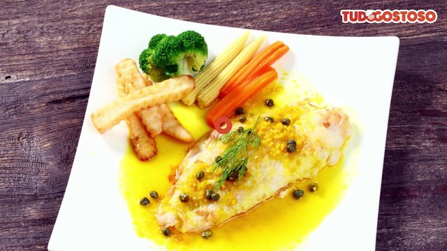 Filé de tilápia ao molho de maracujá