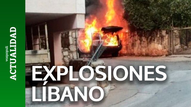 Nuevas explosiones de dispositivos en Líbano