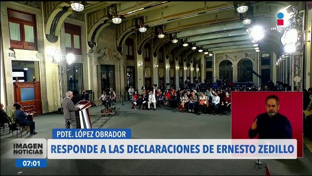 López Obrador revira a Ernesto Zedillo por crítica a la reforma al Poder Judicial