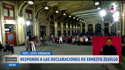 López Obrador revira a Ernesto Zedillo por crítica a la reforma al Poder Judicial