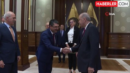 Cumhurbaşkanı Erdoğan, Polonya Meclis Başkanı Holownia'yı kabul etti