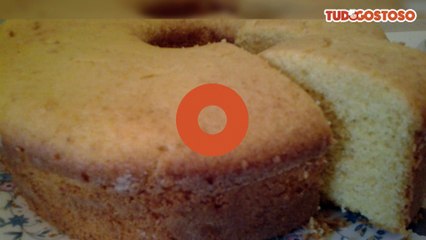 Bolo de fubá sem leite e sem farinha de trigo