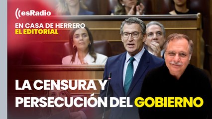 Editorial Luis Herrero: Feijóo asegura que la "censura y persecución" del Gobierno "no se veía desde Franco"