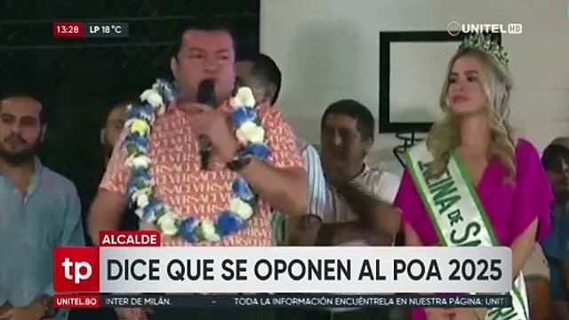 Johnny acusa a cinco concejales de no querer aprobar el POA 2025 de la Alcaldía de la capital cruceña
