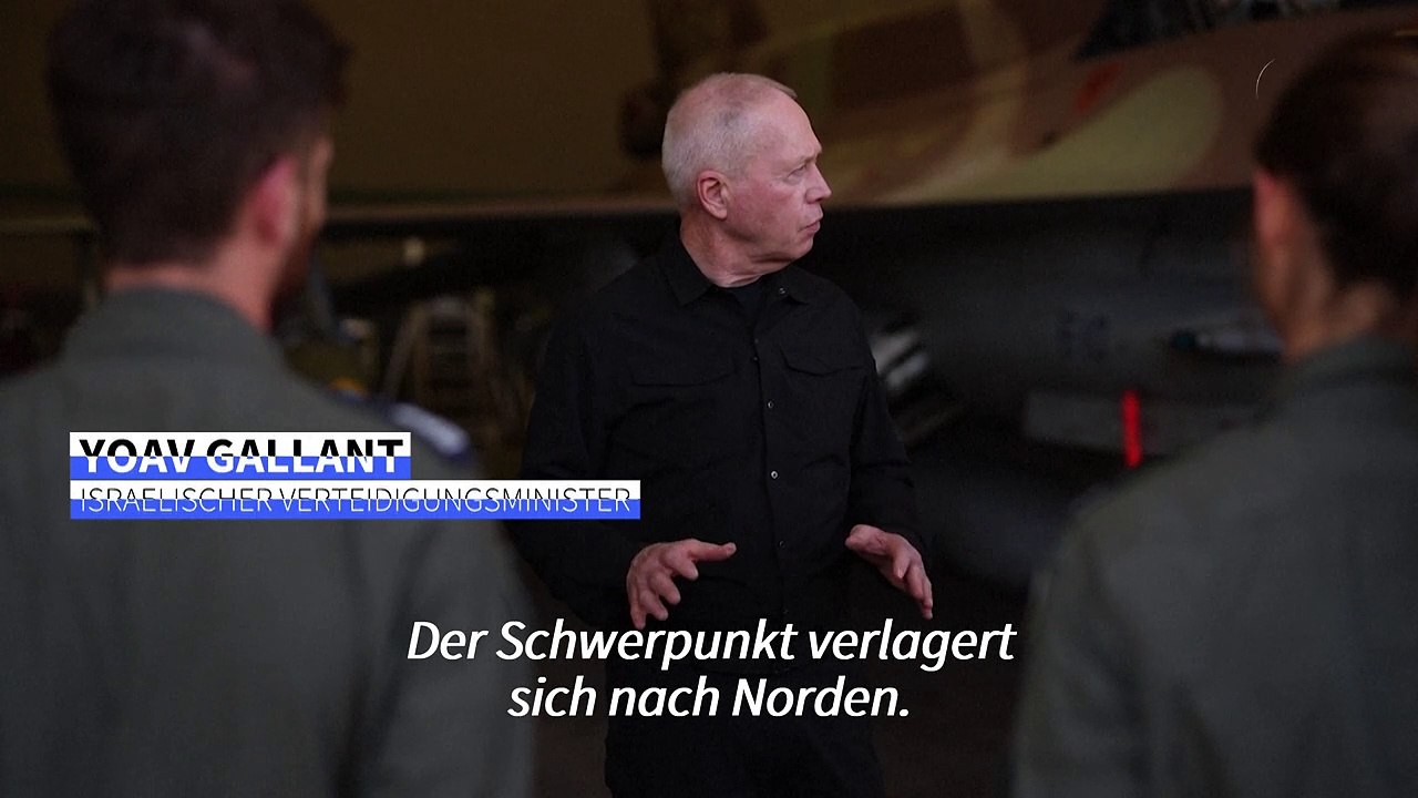 Joav Gallant: 'Der Schwerpunkt des Krieges verlagert sich nach Norden'