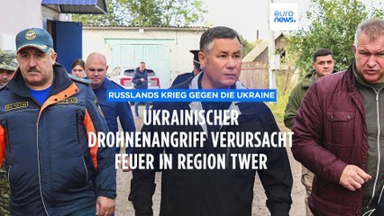 500 Kilometer von der Grenze entfernt: Ukrainische Drohen treffen russische Region Twer