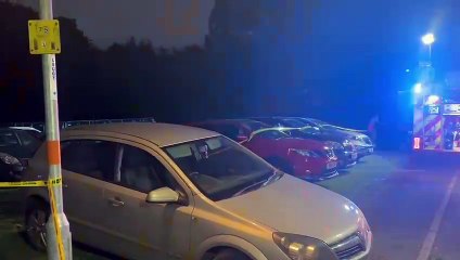 Incident on the Exeter Estate Corby police, fire and ambulance on scene