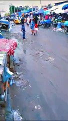 Kaolack : Le marché central impraticable après la pluie