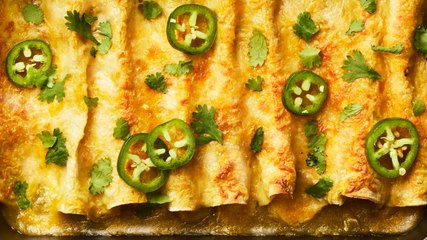 Green Chili White Bean Enchiladas Are Will Spice Up Your Weeknight