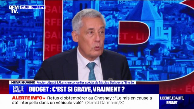 Budget 2025: augmenter les impôts ne résoudra rien , assure Henri Guaino, ancien député LR