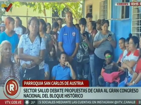 Cojedeños debaten propuestas para el sector salud de cara al Gran Congreso del Bloque Histórico