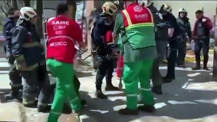 Derrumbe en una obra en construcción en Palermo