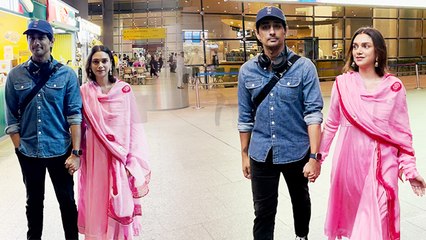 Aditi Rao Hydari and Siddharth After Wedding First Airport Look Video Viral, Public Reaction|Boldsky