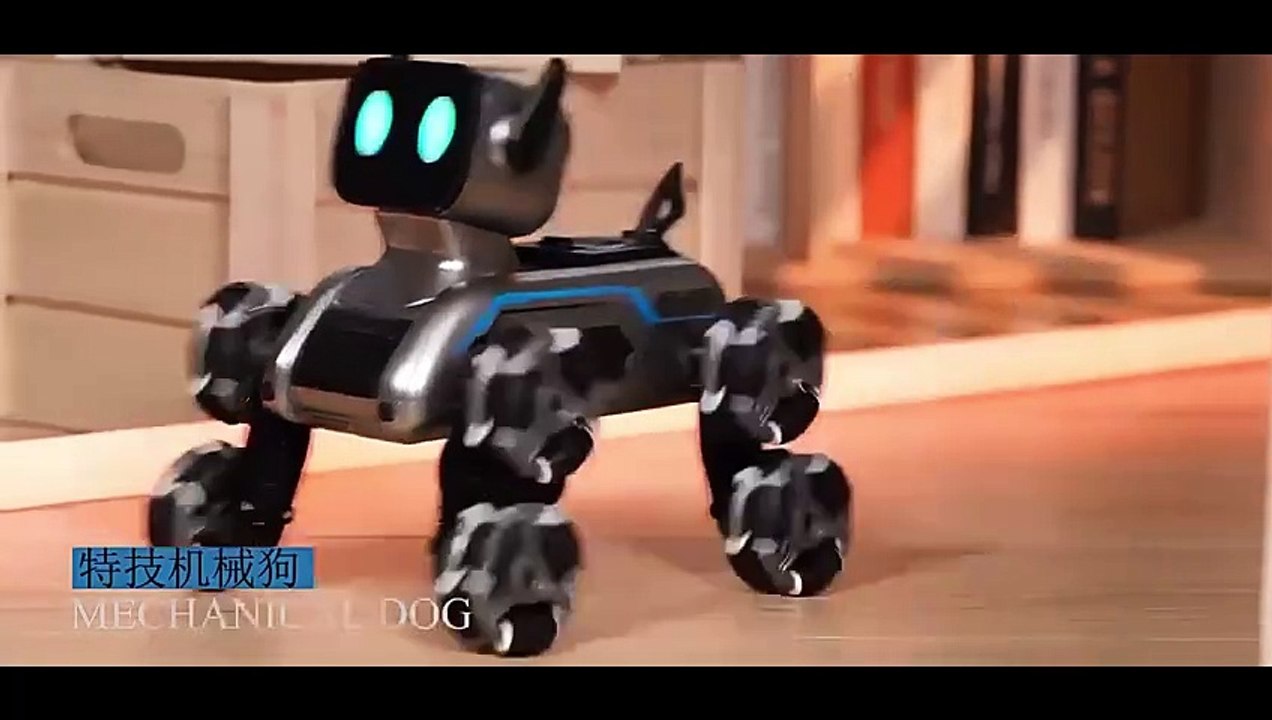 Intelligent Machine Dog: 8-Wheeled Stunt Mechanical Pet for Kids#robot#intelligence