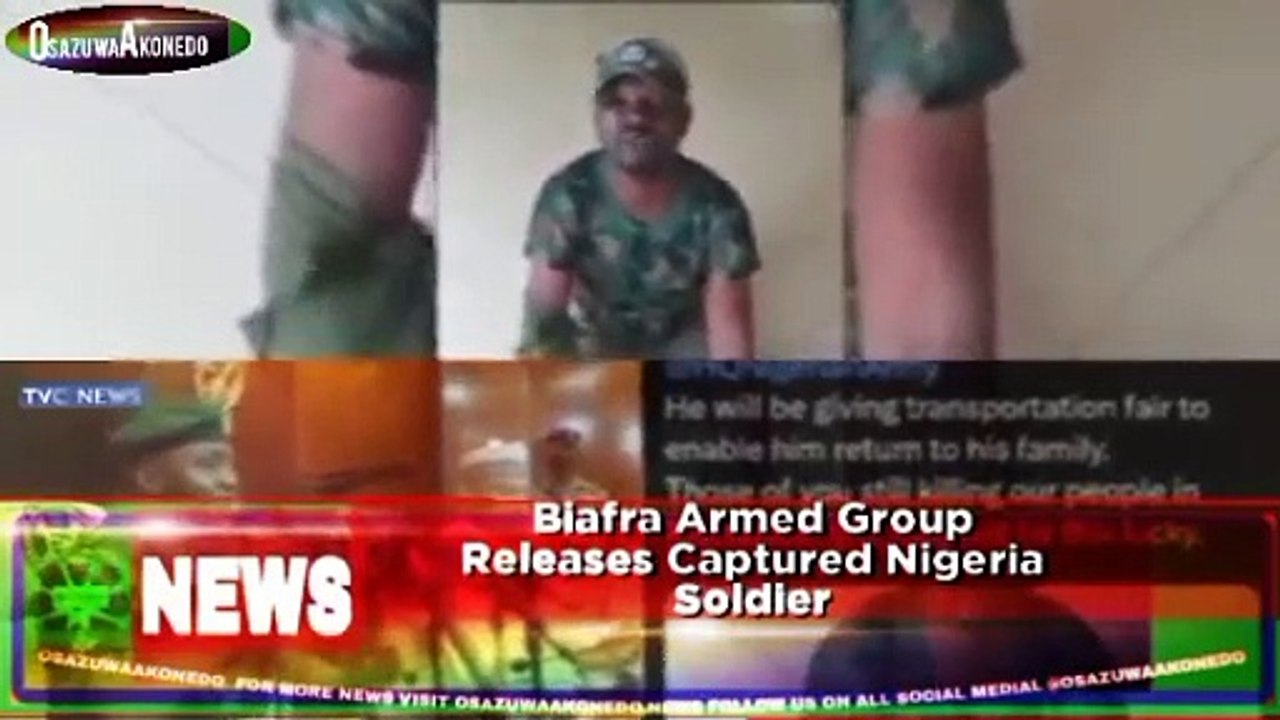 Biafra Armed Group Releases Captured Nigeria Soldier ~ OsazuwaAkonedo