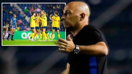 Villacampa alegría tras goleada de América Femenil sobre Santa Fé en Concacaf