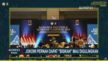 Pidato di Pembukaan Kongres, Jokowi Sebut Pernah Dapat 'Bisikan' Mau Digulingkan