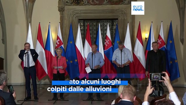 Ciclone Boris, von der Leyen in Polonia: fino a 10 miliardi di euro per i Paesi colpiti