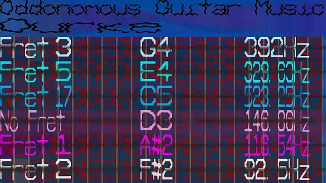 Guitar Music - Ourke  231 bpm - patterns 22 - pattern length 105