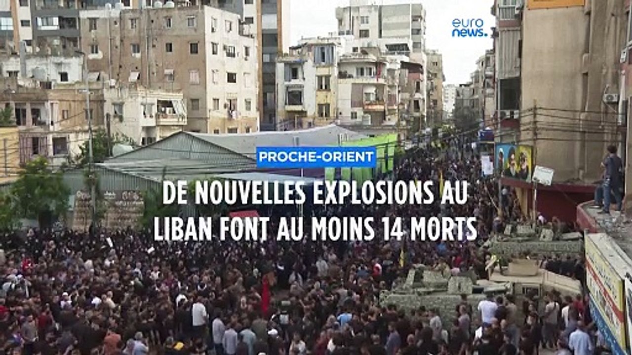 De nouvelles explosions au Liban, un jour après les bipeurs du Hezbollah ciblés