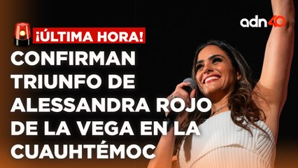 ¡Última Hora! TEPJF confirma triunfo de Alessandra Rojo de la Vega