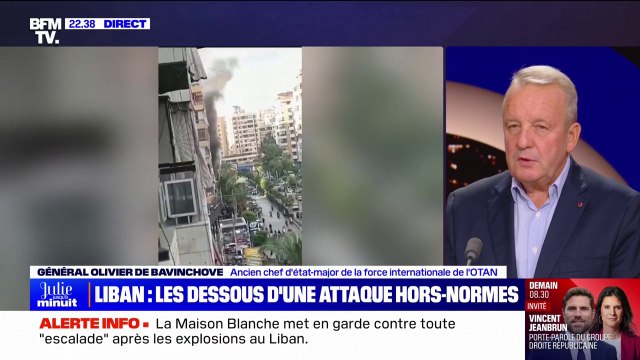 Explosions au Liban: Il y a véritablement un effet de sidération chez les Libanais, affirme le général Olivier de Bavinchove (ancien chef d'état-major de la force internationale de l'OTAN)