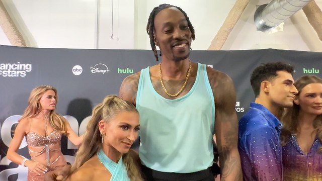 DWTS Stars Dwight Howard & Daniella Karagach Talk Height Difference: We Just Go With the Flow | THR Video