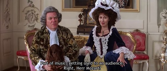 Amadeus (1984) "Concierto canino" escena eliminada