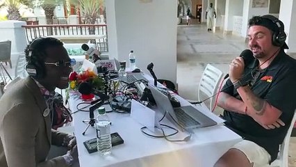 Coop chats with Leon Simpson, Entertainment Supervisor at Sandals Royal Curaçao