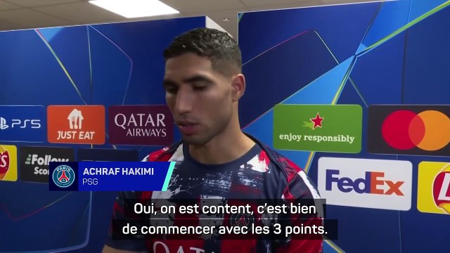 Hakimi : “C’est bien de commencer avec les 3 points”