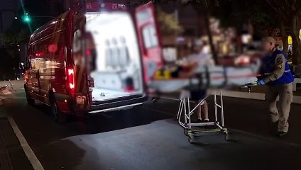 Mulher fica ferida em acidente no Centro
