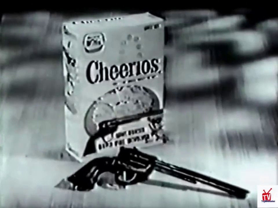 1950s Cheerios cereal - Lone Ranger with a toy gun premium TV ...