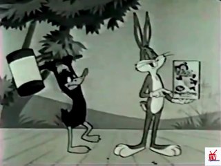 1960s Post Sugar Crisp cereal - Bugs Bunn with MUSCULAR EARS TV commercial