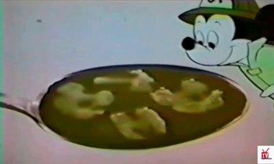 1960s Heinz Happy Soup - Sterling Holloway (voice) with Mickey Mouse TV commercial