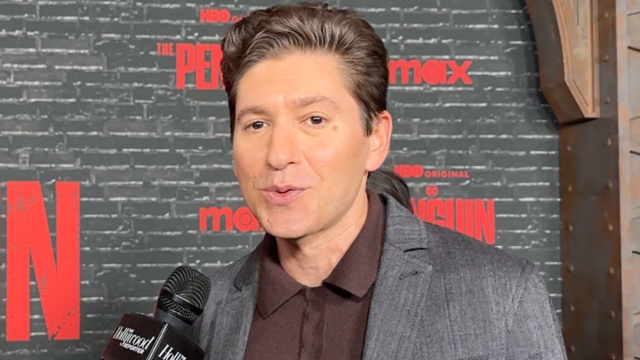 Michael Zegen Says He Misses His 'Marvelous Mrs. Maisel' Family at 'The Penguin' Premiere | THR Video