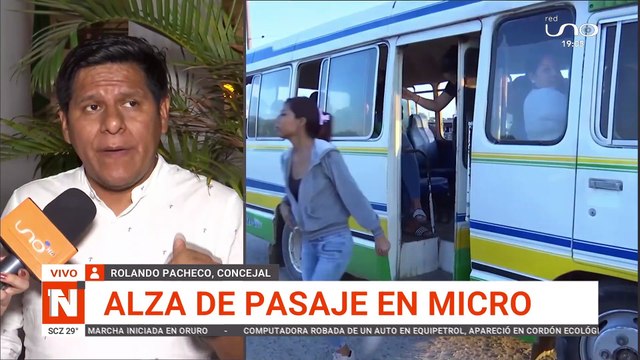 Concejo municipal sobre el alza del pasaje en micros