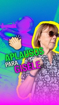 Así recibieron a Gisèle Pelicot afuera de un tribunal en Francia