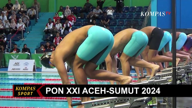 Selamat! Joe Aditya Pecahkan Rekornas Renang 200 Meter Gaya Bebas di PON XXI Aceh-Sumut