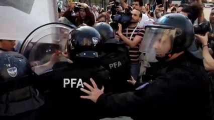 Bullrich reprimiendo jubilados, una vez más