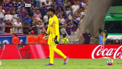 Copa Sul-Américana 2024  Fortaleza x Corinthians (1/4 finais) com Cléber Machado (SBT) 1º tempo