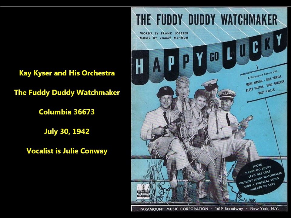 Kay Kyser and His Orchestra - The Fuddy Duddy Watchmaker (1943) - Vídeo ...