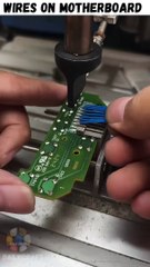 Wire Stitching on Mother Board