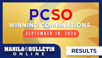PCSO Lotto Draw Results, September 18, 2024 | Grand Lotto 6/55, Mega Lotto 6/45, Lotto 6/42, 4D, 3D, and 2D